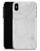 Mixtured Gray 40 Textured Marble - iPhone X Clipit Case