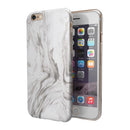 Mixtured Gray 47 Textured Marble iPhone 6/6s or 6/6s Plus 2-Piece Hybrid INK-Fuzed Case