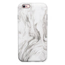 Mixtured Gray 47 Textured Marble iPhone 6/6s or 6/6s Plus 2-Piece Hybrid INK-Fuzed Case