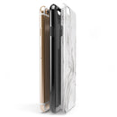 Mixtured Gray 47 Textured Marble iPhone 6/6s or 6/6s Plus 2-Piece Hybrid INK-Fuzed Case