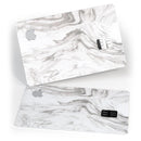 Mixtured Gray 47 Textured Marble - Premium Protective Decal Skin-Kit for the Apple Credit Card