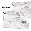 Mixtured Gray 47 Textured Marble - Premium Protective Decal Skin-Kit for the Apple Credit Card