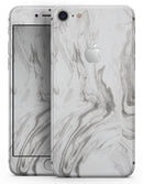 Mixtured Gray 47 Textured Marble - Skin-kit for the iPhone 8 or 8 Plus
