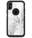 Mixtured Gray 47 Textured Marble - iPhone X OtterBox Case & Skin Kits