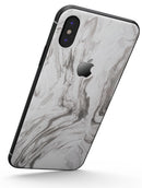 Mixtured Gray 47 Textured Marble - iPhone X Skin-Kit