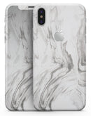 Mixtured Gray 47 Textured Marble - iPhone X Skin-Kit