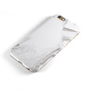 Mixtured Gray 523 Textured Marble iPhone 6/6s or 6/6s Plus 2-Piece Hybrid INK-Fuzed Case