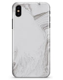 Mixtured Gray 523 Textured Marble - iPhone X Clipit Case