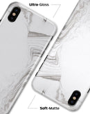 Mixtured Gray 523 Textured Marble - iPhone X Clipit Case