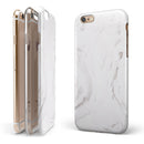 Mixtured Gray 7 Textured Marble iPhone 6/6s or 6/6s Plus 2-Piece Hybrid INK-Fuzed Case