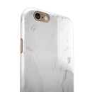 Mixtured Gray 7 Textured Marble iPhone 6/6s or 6/6s Plus 2-Piece Hybrid INK-Fuzed Case