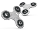 Mixtured Gray 7 Textured Marble Full-Body Fidget Spinner Skin-Kit