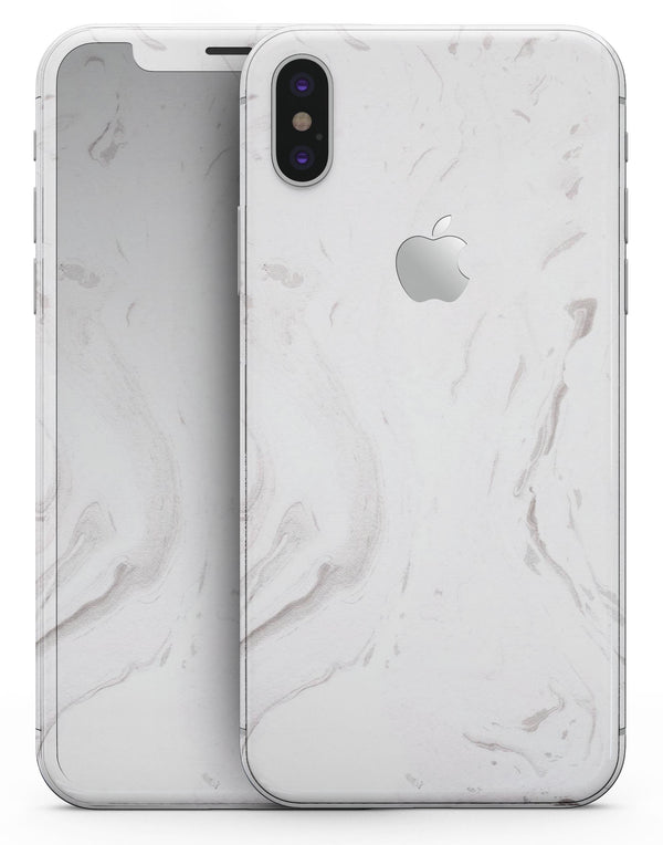 Mixtured Gray 7 Textured Marble - iPhone X Skin-Kit
