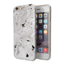 Mixtured Gray Textured Marble iPhone 6/6s or 6/6s Plus 2-Piece Hybrid INK-Fuzed Case