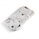 Mixtured Gray Textured Marble iPhone 6/6s or 6/6s Plus 2-Piece Hybrid INK-Fuzed Case