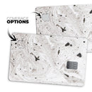 Mixtured Gray Textured Marble - Premium Protective Decal Skin-Kit for the Apple Credit Card