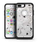Mixtured Gray Textured Marble - iPhone 7 or 7 Plus Commuter Case Skin Kit