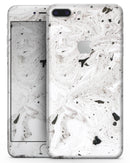Mixtured Gray Textured Marble - Skin-kit for the iPhone 8 or 8 Plus