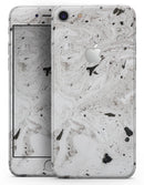 Mixtured Gray Textured Marble - Skin-kit for the iPhone 8 or 8 Plus
