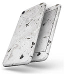 Mixtured Gray Textured Marble - Skin-kit for the iPhone 8 or 8 Plus