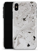 Mixtured Gray Textured Marble - iPhone X Clipit Case