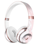 Mixtured Gray and Pink v10 Textured Marble Full-Body Skin Kit for the Beats by Dre Solo 3 Wireless Headphones
