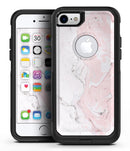 Mixtured Gray and Pink v10 Textured Marble - iPhone 7 or 8 OtterBox Case & Skin Kits
