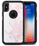 Mixtured Gray and Pink v10 Textured Marble - iPhone X OtterBox Case & Skin Kits