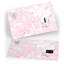 Mixtured Gray and Pink v9 Textured Marble - Premium Protective Decal Skin-Kit for the Apple Credit Card