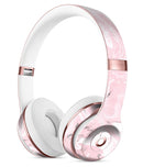 Mixtured Gray and Pink v9 Textured Marble Full-Body Skin Kit for the Beats by Dre Solo 3 Wireless Headphones