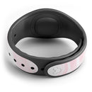 Mixtured Gray and Pink v9 Textured Marble - Decal Skin Wrap Kit for the Disney Magic Band