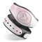 Mixtured Gray and Pink v9 Textured Marble - Decal Skin Wrap Kit for the Disney Magic Band