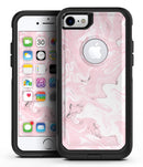 Mixtured Gray and Pink v9 Textured Marble - iPhone 7 or 8 OtterBox Case & Skin Kits