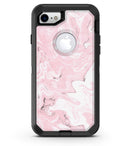 Mixtured Gray and Pink v9 Textured Marble - iPhone 7 or 8 OtterBox Case & Skin Kits