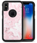 Mixtured Gray and Pink v9 Textured Marble - iPhone X OtterBox Case & Skin Kits
