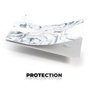 Mixtured Gray to Blue v9 Textured Marble - Premium Protective Decal Skin-Kit for the Apple Credit Card