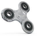 Mixtured Gray to Blue v9 Textured Marble Full-Body Fidget Spinner Skin-Kit