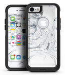 Mixtured Gray to Blue v9 Textured Marble - iPhone 7 or 8 OtterBox Case & Skin Kits