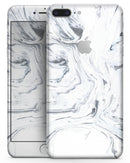 Mixtured Gray to Blue v9 Textured Marble - Skin-kit for the iPhone 8 or 8 Plus