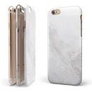 Mixtured Gray v10 Textured Marble iPhone 6/6s or 6/6s Plus 2-Piece Hybrid INK-Fuzed Case