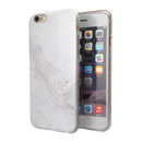 Mixtured Gray v10 Textured Marble iPhone 6/6s or 6/6s Plus 2-Piece Hybrid INK-Fuzed Case