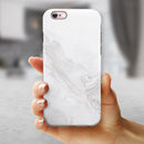 Mixtured Gray v10 Textured Marble iPhone 6/6s or 6/6s Plus 2-Piece Hybrid INK-Fuzed Case