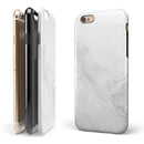 Mixtured Gray v10 Textured Marble iPhone 6/6s or 6/6s Plus 2-Piece Hybrid INK-Fuzed Case