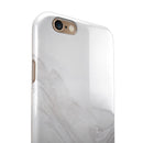 Mixtured Gray v10 Textured Marble iPhone 6/6s or 6/6s Plus 2-Piece Hybrid INK-Fuzed Case