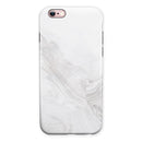 Mixtured Gray v10 Textured Marble iPhone 6/6s or 6/6s Plus 2-Piece Hybrid INK-Fuzed Case