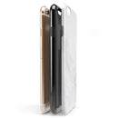 Mixtured Gray v10 Textured Marble iPhone 6/6s or 6/6s Plus 2-Piece Hybrid INK-Fuzed Case