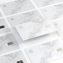 Mixtured Gray v10 Textured Marble - Premium Protective Decal Skin-Kit for the Apple Credit Card
