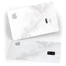 Mixtured Gray v10 Textured Marble - Premium Protective Decal Skin-Kit for the Apple Credit Card