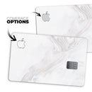 Mixtured Gray v10 Textured Marble - Premium Protective Decal Skin-Kit for the Apple Credit Card