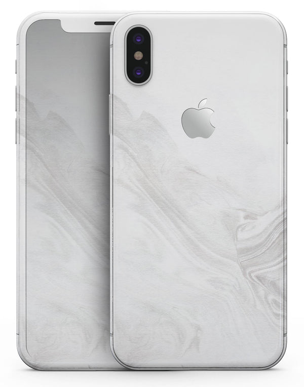 Mixtured Gray v10 Textured Marble - iPhone X Skin-Kit
